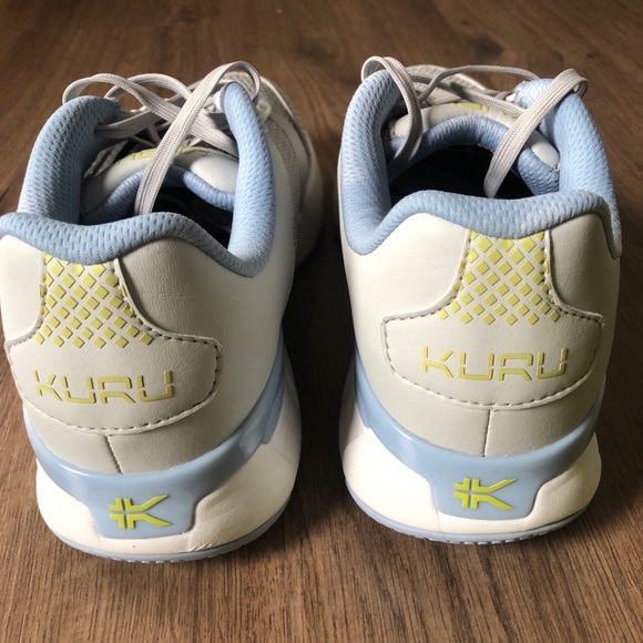 KURU Quantum 2 Dove Gray-Pale Lime-2.0 Sneakers Size 9 Medium Shoes - Picture 5 of 17